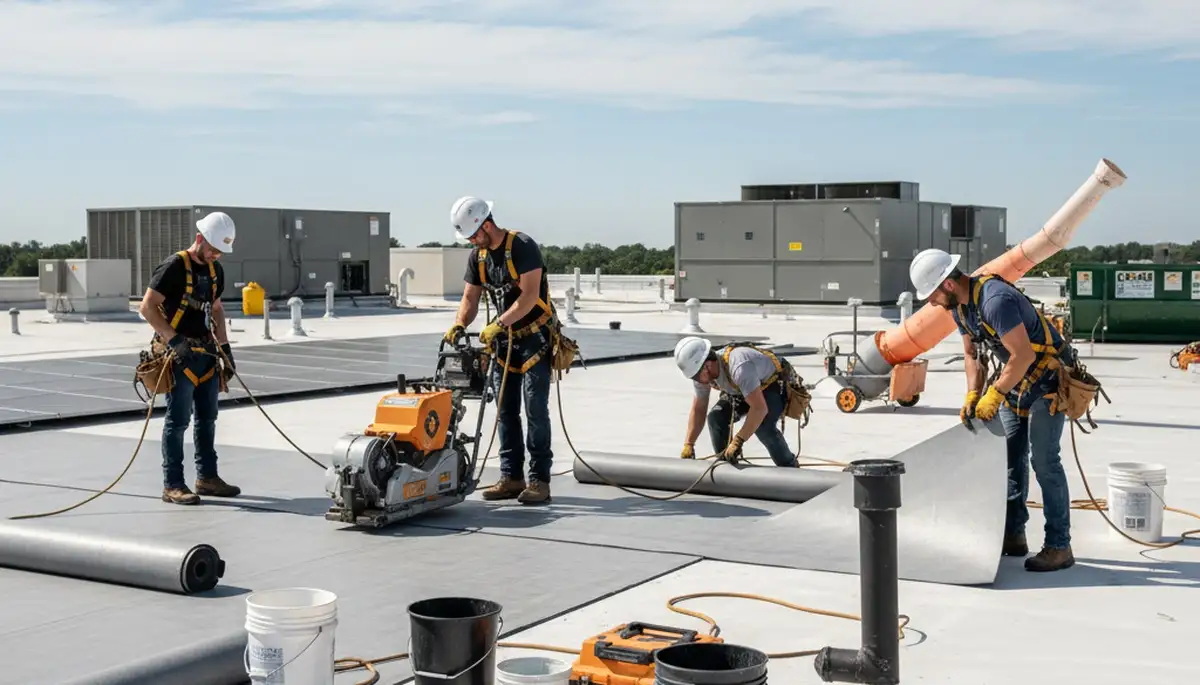 Commercial siding installation in Rochester, NY for a local business property