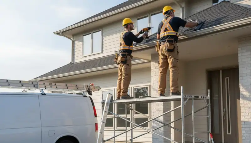 Gutter installation service in Rochester, NY by FX Remodeling & Exteriors