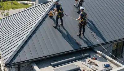 Metal roofing installation in Rochester, NY for durable, weather-resistant home protection