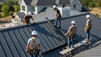 FX Remodeling & Exteriors installs durable metal roofing in Rochester, NY for homes and businesses