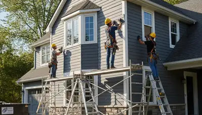 Vinyl siding installation for Rochester, NY homes by a professional siding contractor
