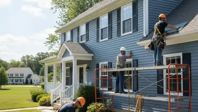 Vinyl siding installation for Rochester, NY homes by a local siding contractor
