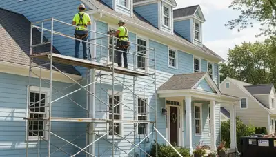 Vinyl siding installation in Rochester, NY for a home exterior upgrade