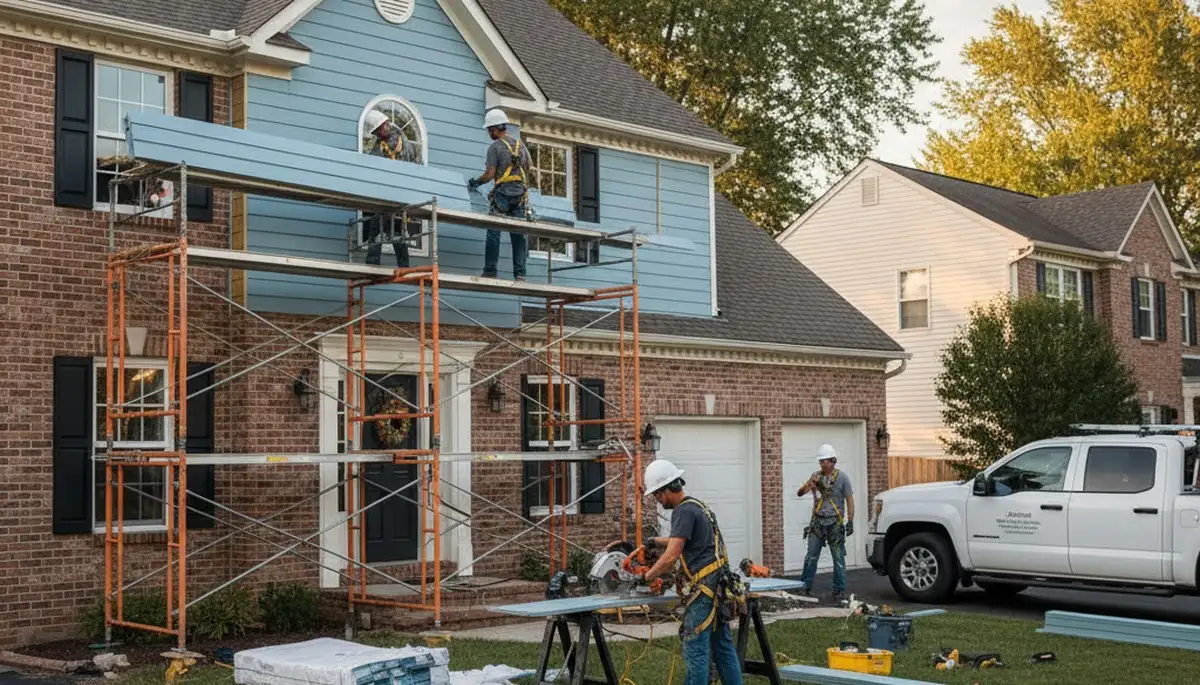 Vinyl siding installation in Rochester, NY for a home exterior upgrade