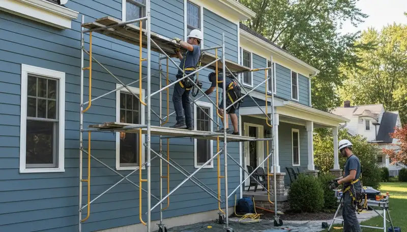 Siding installation in Rochester, NY by a professional vinyl siding contractor