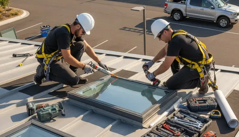 Skylight repair service in Rochester, NY by FX Remodeling & Exteriors