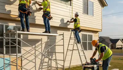 Vinyl siding installation on a Rochester, NY home by FX Remodeling & Exteriors