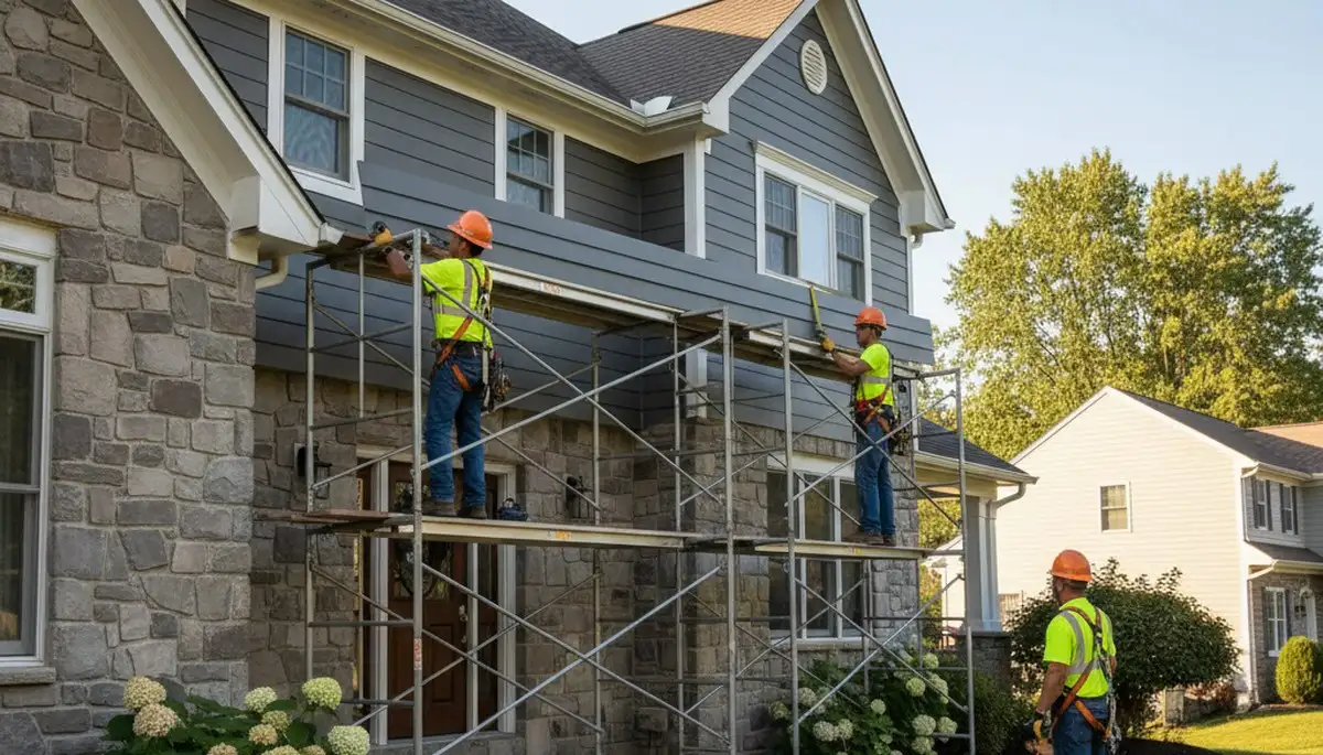 Vinyl siding installation in Rochester, NY for a home exterior upgrade