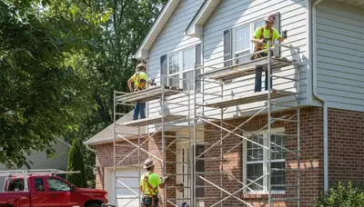 Vinyl siding installation in Rochester, NY by a professional siding contractor